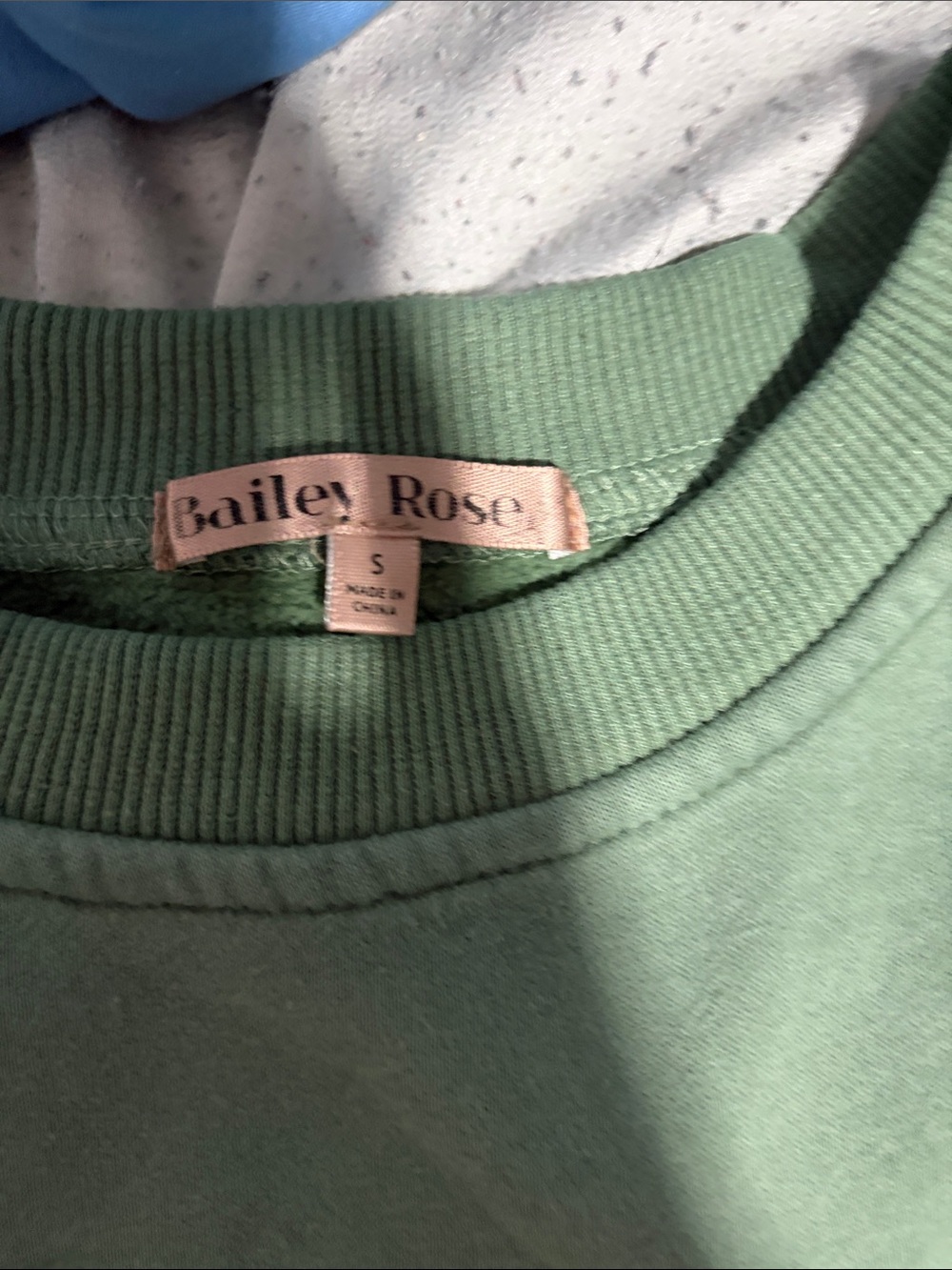 Women’s Dry Goods Sage Green Crewneck Sweatshirt - Picture 2 of 4